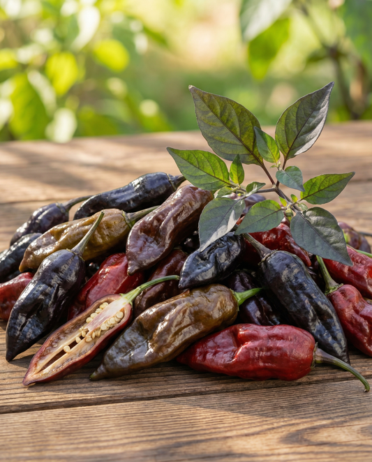 Dorset Naga Black Pepper (Capsicum chinense) – nasiona jednorocznych warzyw od SeedsChoice