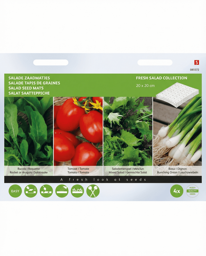 Nasiona maty siewnej z rukolą 4 Pack (Eruca sativa) – maty nasienne
