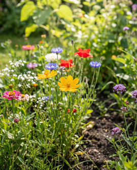Roadside Flower Seeds Annual Mix 15m² Coverage