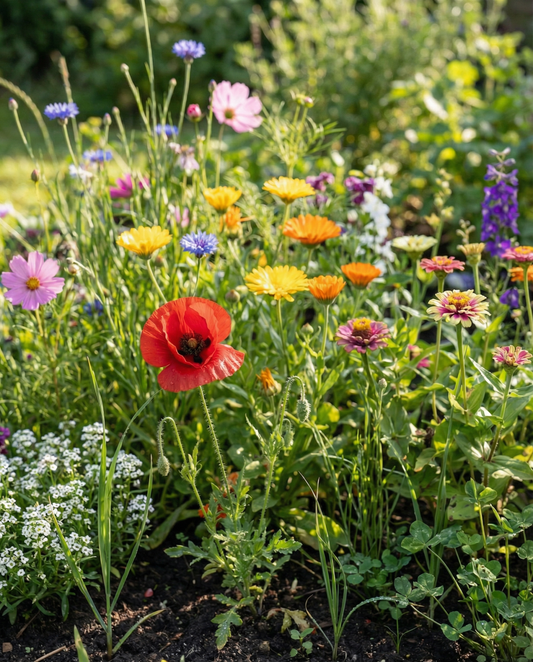 Mieszanka letnia pokrycie 25m² – nasiona kwiatów jednorocznych od SeedsChoice