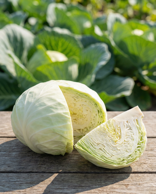 Płaska biała kapusta Spring Salute F1 Hybrid (Brassica oleracea) – nasiona warzyw jednorocznych od SeedsChoice