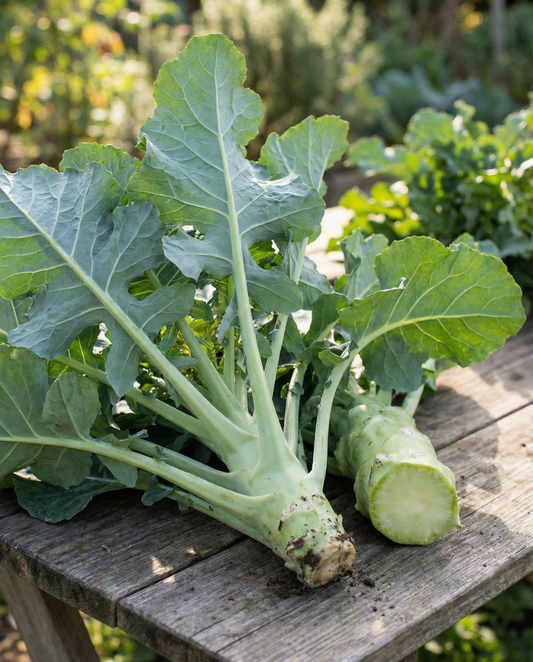 Jarmuż pastewny Tronchuda (Brassica oleracea) – nasiona dwuletniego warzywa z SeedsChoice