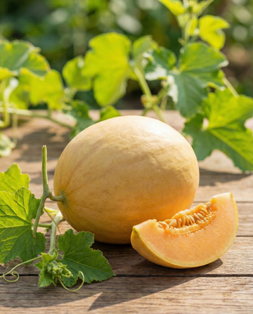 Melon Bari F1 (Cucumis melo) – nasiona jednorocznych warzyw od SeedsChoice
