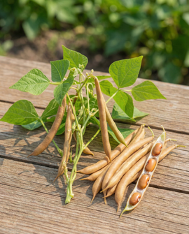 Bush Beans Seeds Brown Dutch Phaseolus Vulgaris Annual 25g