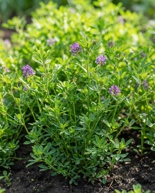 Lucerne Clover Zielony Nawóz 200g (Medicago sativa) – roczne nasiona zielonego nawozu od SeedsChoice