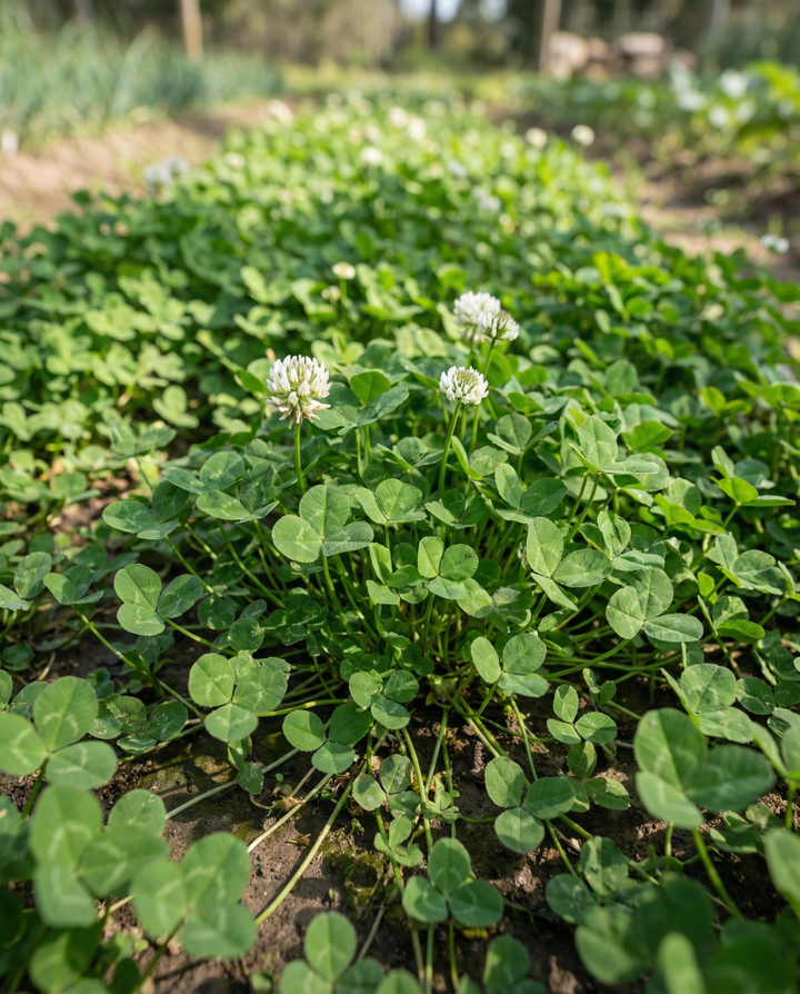 Nasiona koniczyny białej nawóz zielony 100g (Trifolium repens) – wieloletni nawóz zielony